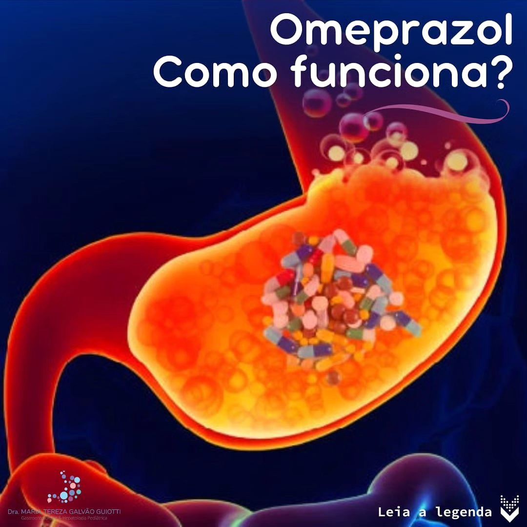 Omeprazol como funciona, pop pediatria, dra maria tereza, gastropediatria, gastro, hepato, pediatria, pinheiros, são paulo, omeprazel, inibidores, ácido, jejum, dose, IBP